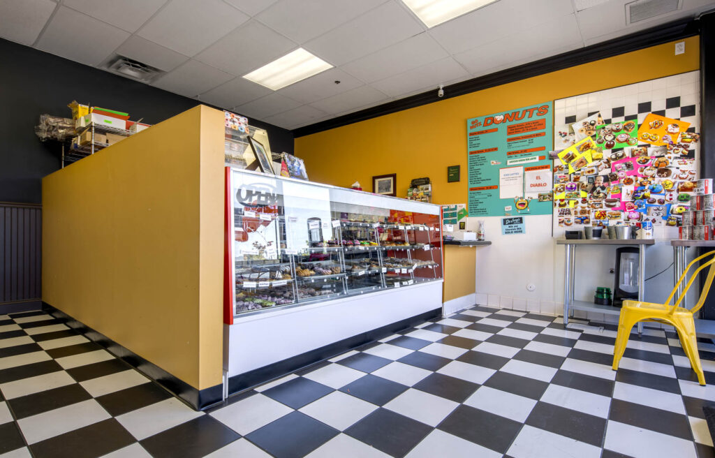 Donut shop construction project by Workman Constructors for Go Nutz Donuts in Wildomar, California