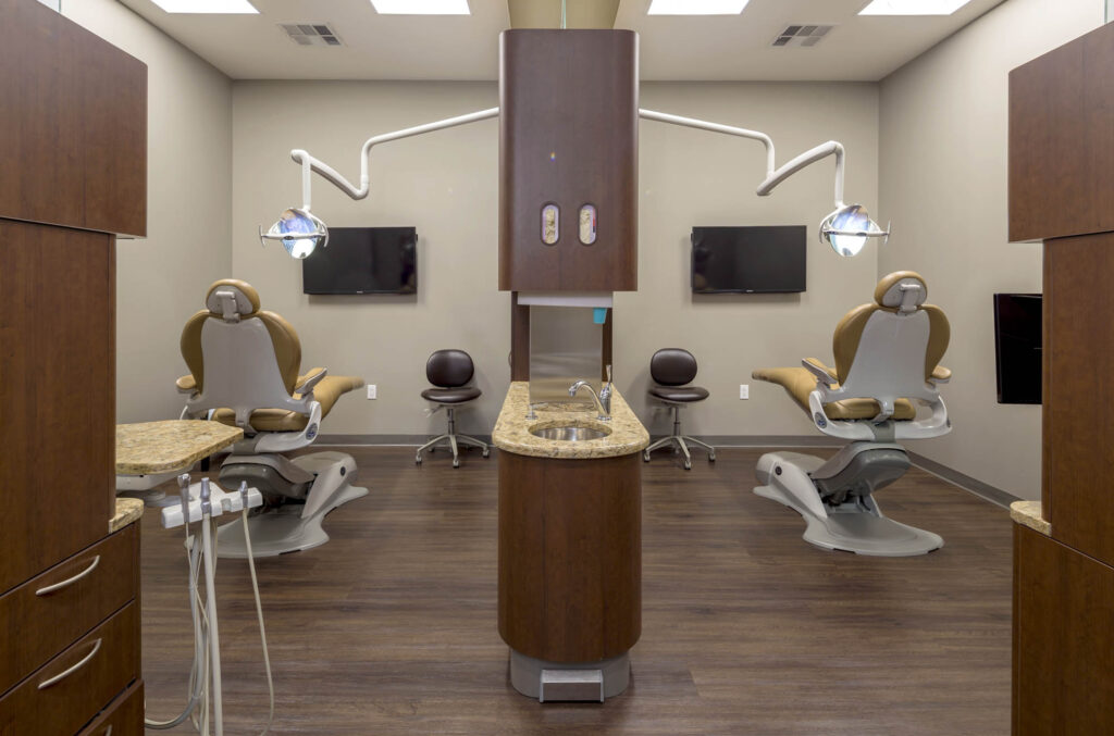 Dental office constructed by Workman Constructors for Precision Dentistry in San Diego, California