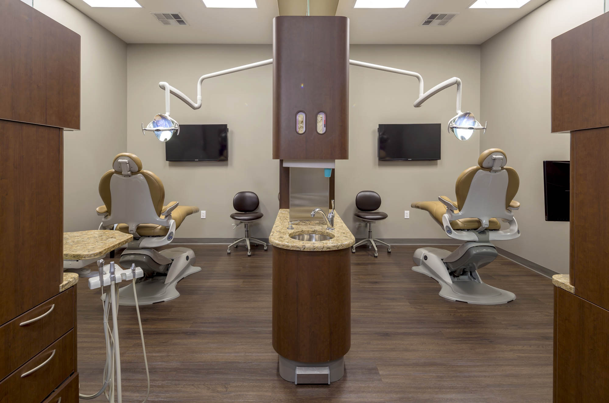 Dental office constructed by Workman Constructors for Precision Dentistry in San Diego, California