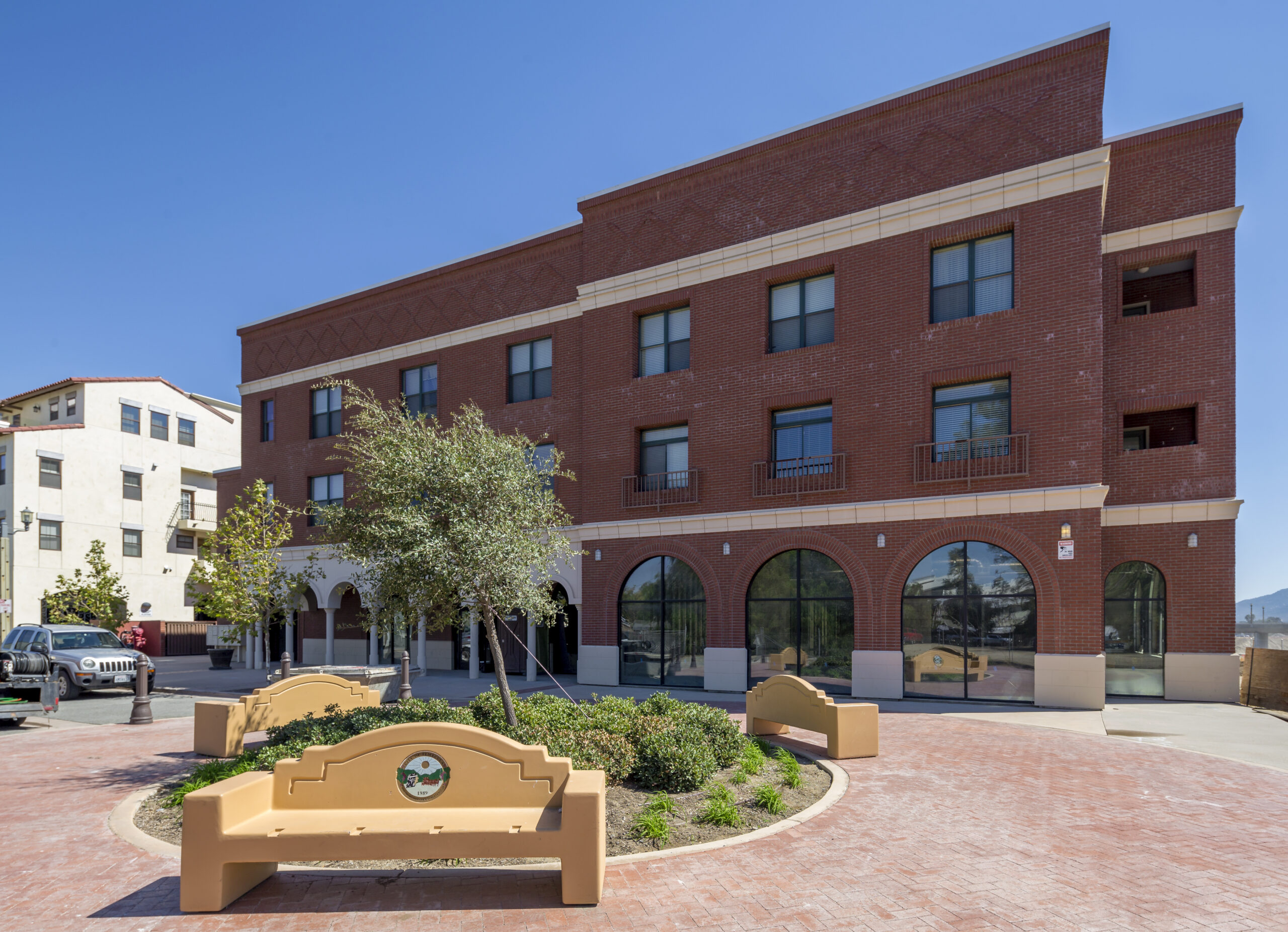 Mixed-use commercial construction by Workman Constructors on Third Street in Temecula, California